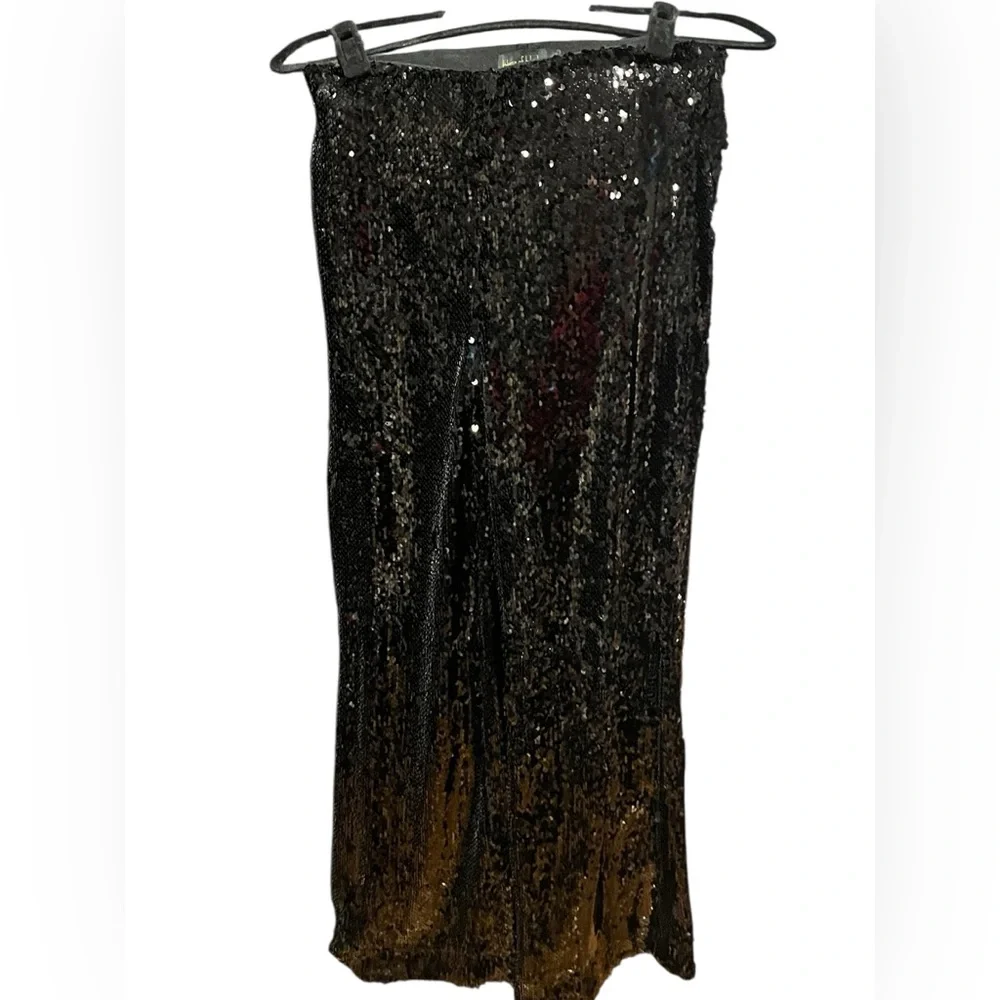 House of Harlow 1960 2 pc Sequined Halter top and matching pants - Picture 11 of 16